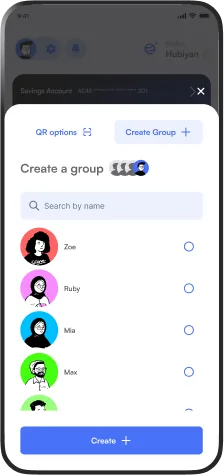banking app UI shot