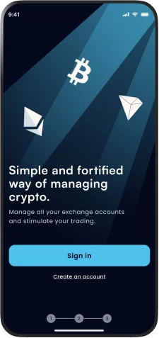 crypto wallet user interface